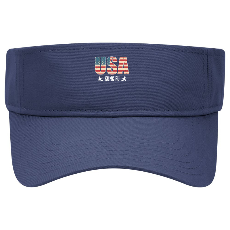 Kung Fu American Usa Flag | Kung Fu Martial Art T-shirt Visor hat by John Phillips | Artistshot