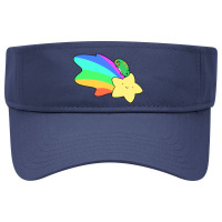 Rainbow Shooting Star Chameleon Visor Hat | Artistshot