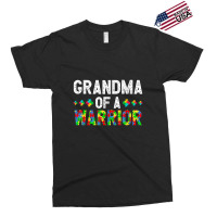 Grandma Of A Warrior Proud Grandma Autism Exclusive T-shirt | Artistshot