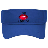 I Suck And Vampire Fangs Halloween Costume Visor Hat | Artistshot