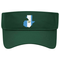 Guatemala Map Flag Drawing Line Art Visor Hat | Artistshot