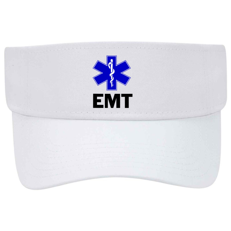 Emt Ems Paramedic Star Of Life Caduceus T Shirt Visor Hat | Artistshot