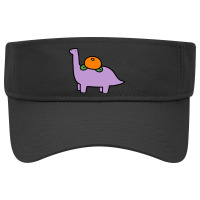 Orange Fruit Brontosaurus Visor Hat | Artistshot