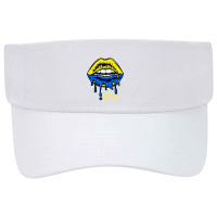 I Stand With Lips Flag Visor Hat | Artistshot