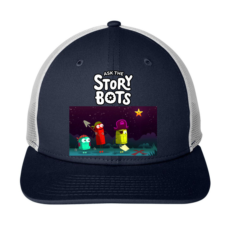 Ask The Storybots Snapback Trucker Cap by yaukhti | Artistshot