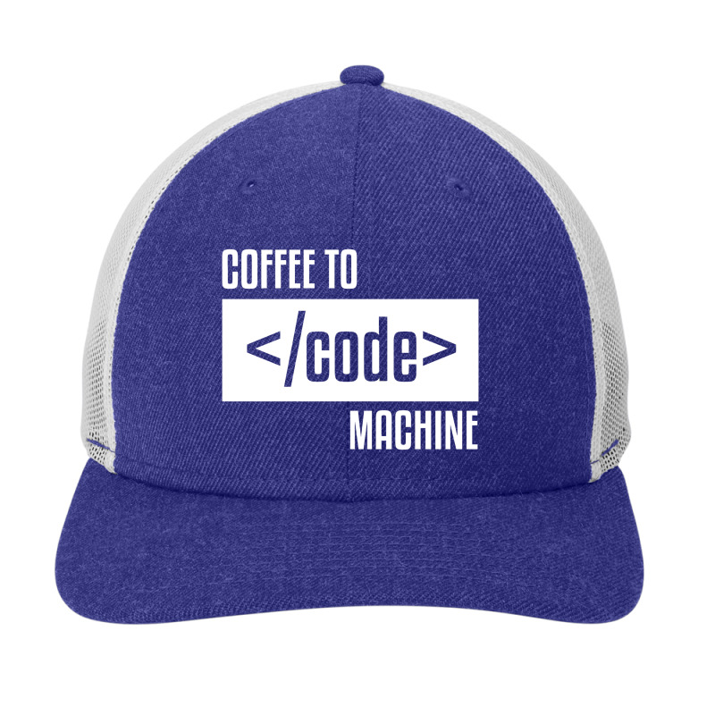 Coffee To Machine Code Geek Solver Coder Accounta Snapback Trucker Cap by zackky | Artistshot