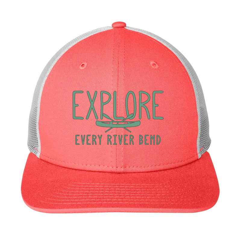 Eplore Every River Bend Snapback Trucker Cap by hotcoffeepdc | Artistshot