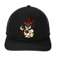 Black Super Hedgehog Running Forward Snapback Trucker Cap | Artistshot