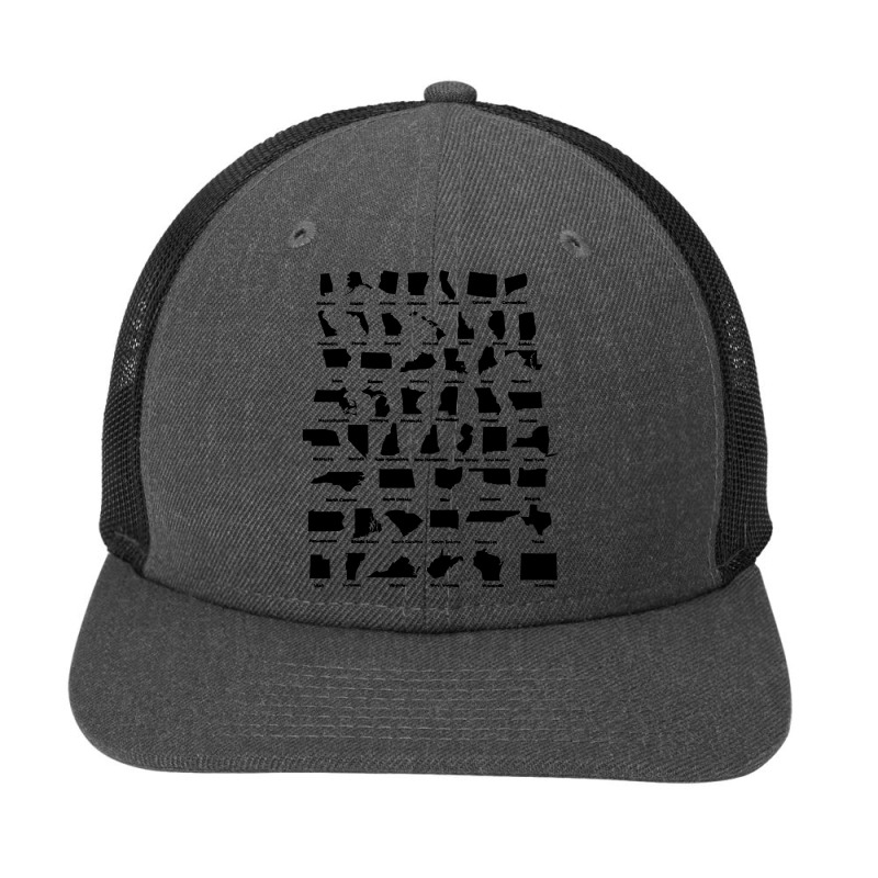 50 American States   50 States Snapback Trucker Cap by pagersuek | Artistshot