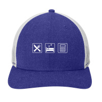 Eat Sleep Calculate - Funny Accountant Snapback Trucker Cap | Artistshot