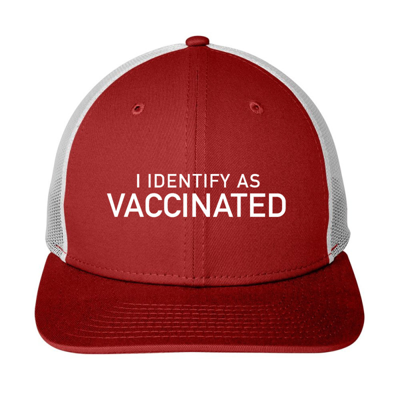 Vaccinated Snapback Trucker Cap by Emilee | Artistshot