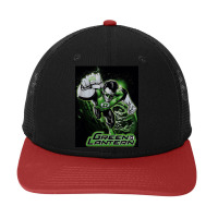 Jla, Green Lantern Green And Gray, Snapback Trucker Cap | Artistshot