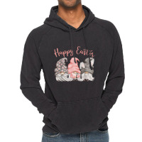 Happy Easter Gnomies Bunny Ears Easter Gnome Family Hunting Vintage Hoodie | Artistshot