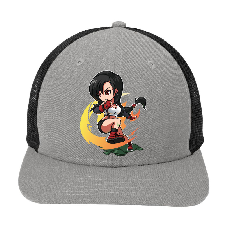 Tifa Cute Chibi Anime Final Fantas Snapback Trucker Cap by ElizabethTDuval | Artistshot