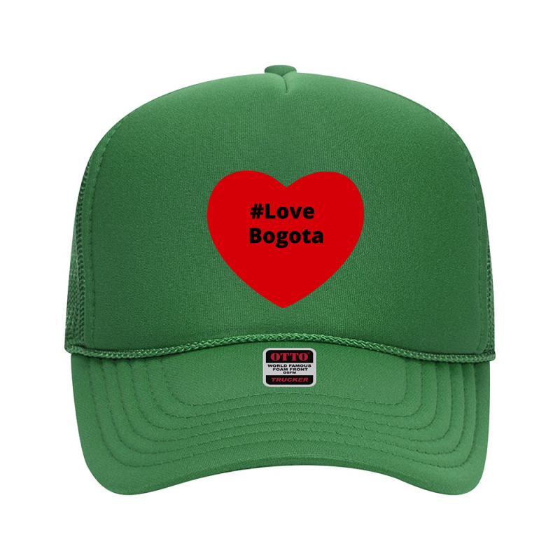 Love Bogota, Hashtag Heart, Love Bogota 2 Foam Trucker Hat by chillinxs | Artistshot