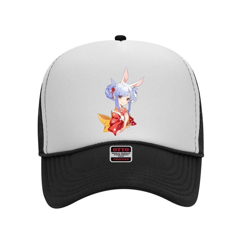 Usada Pekora Foam Trucker Hat by Avaribart | Artistshot