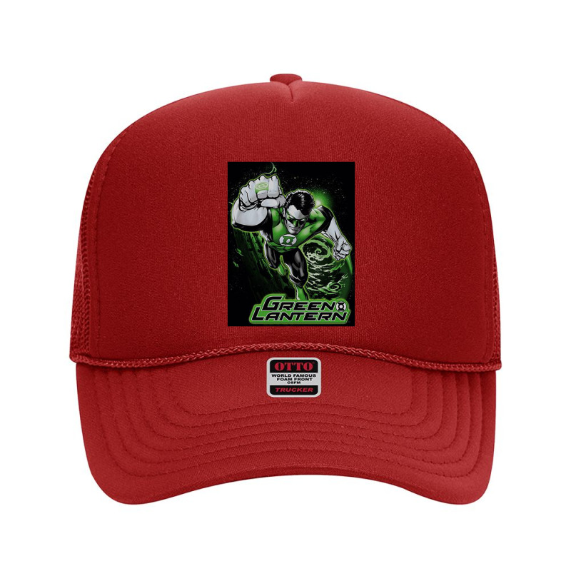 Jla, Green Lantern Green And Gray, Foam Trucker Hat | Artistshot