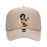 Tifa Cute Chibi Anime Final Fantas Foam Trucker Hat | Artistshot