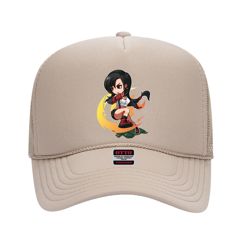 Tifa Cute Chibi Anime Final Fantas Foam Trucker Hat by ElizabethTDuval | Artistshot