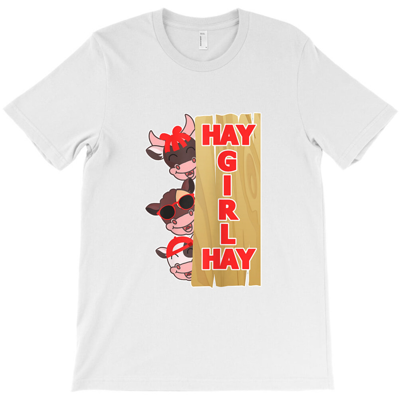 Hay Girl Hay Cow Farmer Rancher Cow Owner Cow Lover Kawaii T-shirt | Artistshot