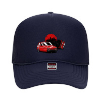 Red Reliant Robin Upside Down Foam Trucker Hat | Artistshot