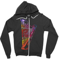 Harp Player T  Shirt Harp Instrument Music Gift Idea T  Shirt Zipper Hoodie | Artistshot