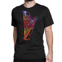 Harp Player T  Shirt Harp Instrument Music Gift Idea T  Shirt Classic T-shirt | Artistshot