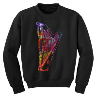 Harp Player T  Shirt Harp Instrument Music Gift Idea T  Shirt Youth Sweatshirt | Artistshot