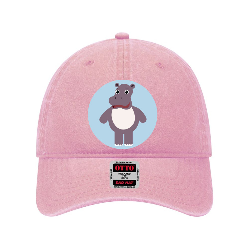 Animal Aset - Hippopotamus Character Dyed Cap by vasu4christ | Artistshot