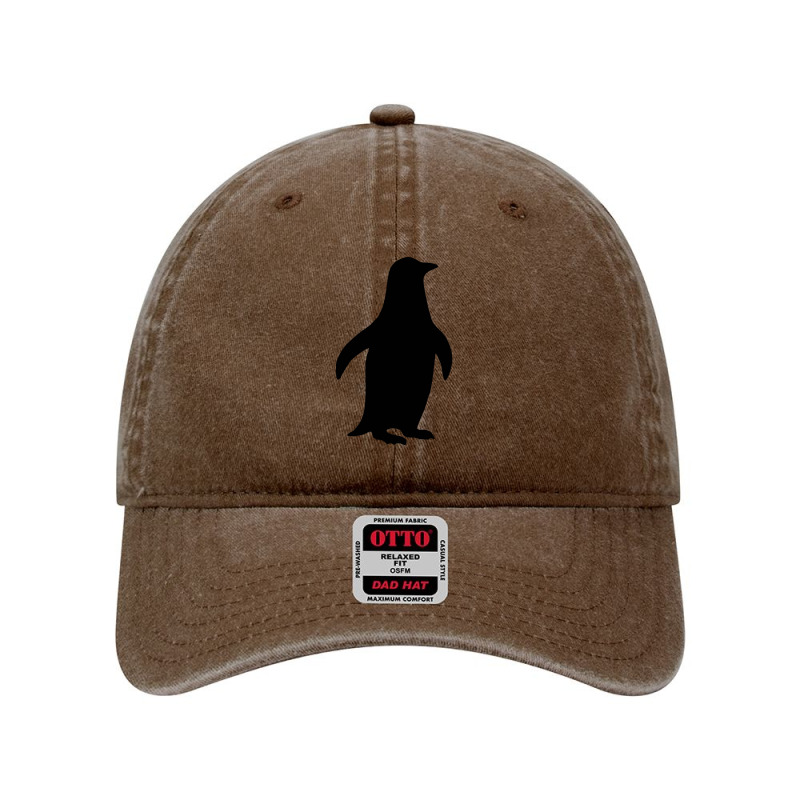 Penguin Silhouette Funny Cute Animal Dyed Cap by heart eye | Artistshot