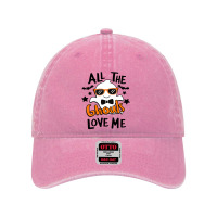 Love Me Funny Halloween Dyed Cap | Artistshot