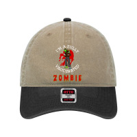 Funny Halloween Iam A Fully Vaccinated Zombie Dyed Cap | Artistshot