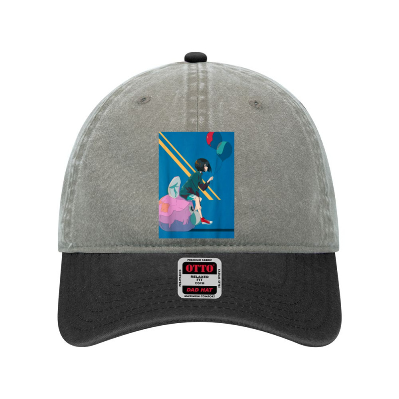 Anime Girl Retro 90s Aesthetic Lofi Japanese Dyed Cap | Artistshot