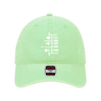 Spaceship Timeline Funny Dyed Cap | Artistshot