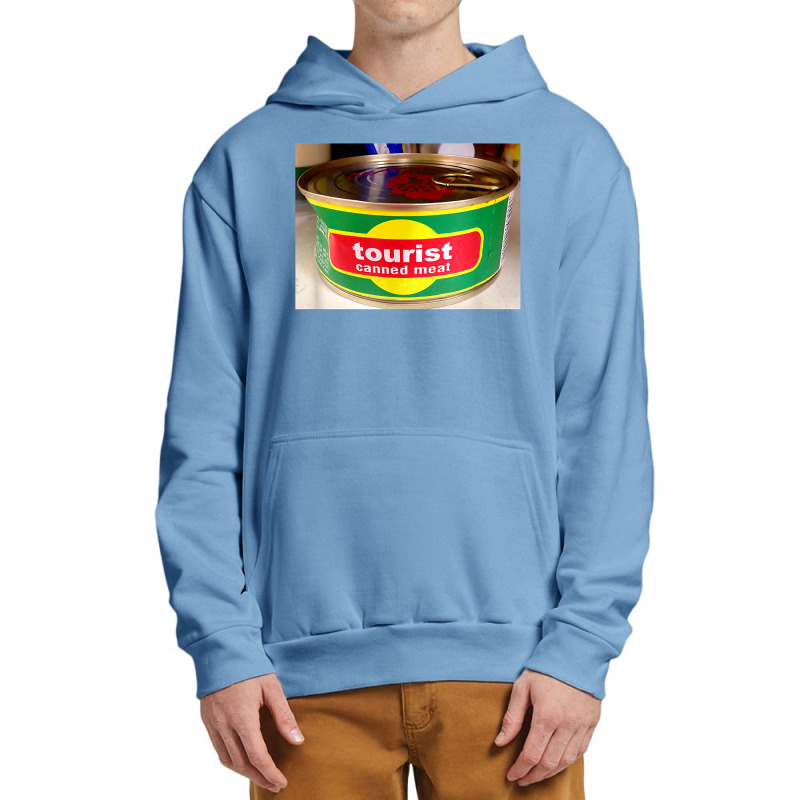 Tourist Canned Meat T Shirt Urban Pullover Hoodie | Artistshot