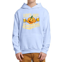 Lets Get Smashed Funny Pumpkin Beer Halloween T-shirt Copy Urban Pullover Hoodie | Artistshot