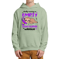 Eating Disorders Awareness T  Shirt Mostly Running On Empty Eating Dis Urban Pullover Hoodie | Artistshot