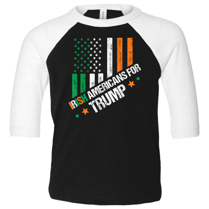 Irish Americans For Trump Toddler 3/4 Sleeve Tee | Artistshot