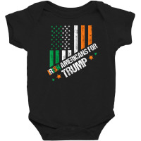 Irish Americans For Trump Baby Bodysuit | Artistshot