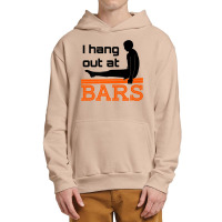 Gymnastics Parallel Bars T Shirt Gifts I Hang Out At Bars Urban Pullover Hoodie | Artistshot