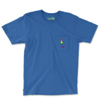 Delaware Rainbow Flag Pocket T-shirt | Artistshot