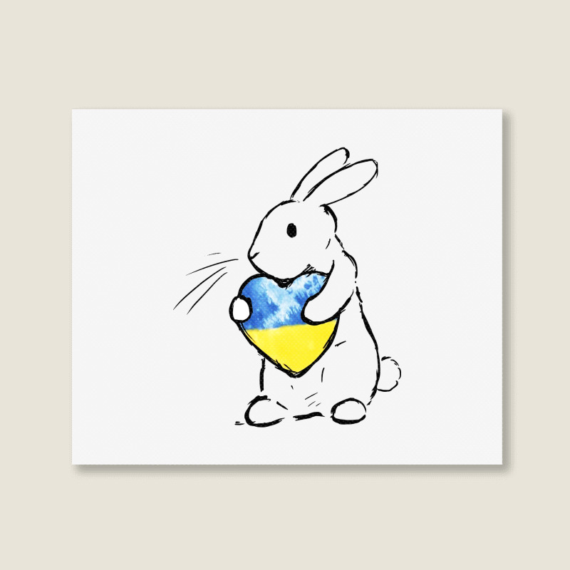 Bunny Landscape Canvas Print | Artistshot