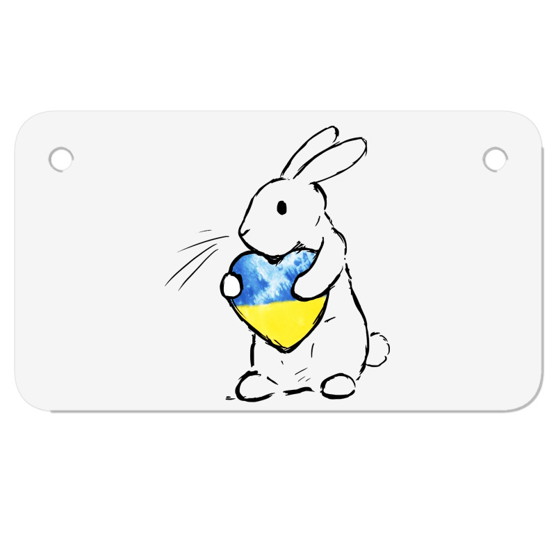 Bunny Motorcycle License Plate | Artistshot