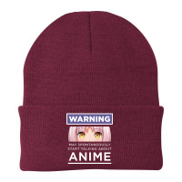 Warning May Spontaneously Start Talking About Anime Beanie | Artistshot