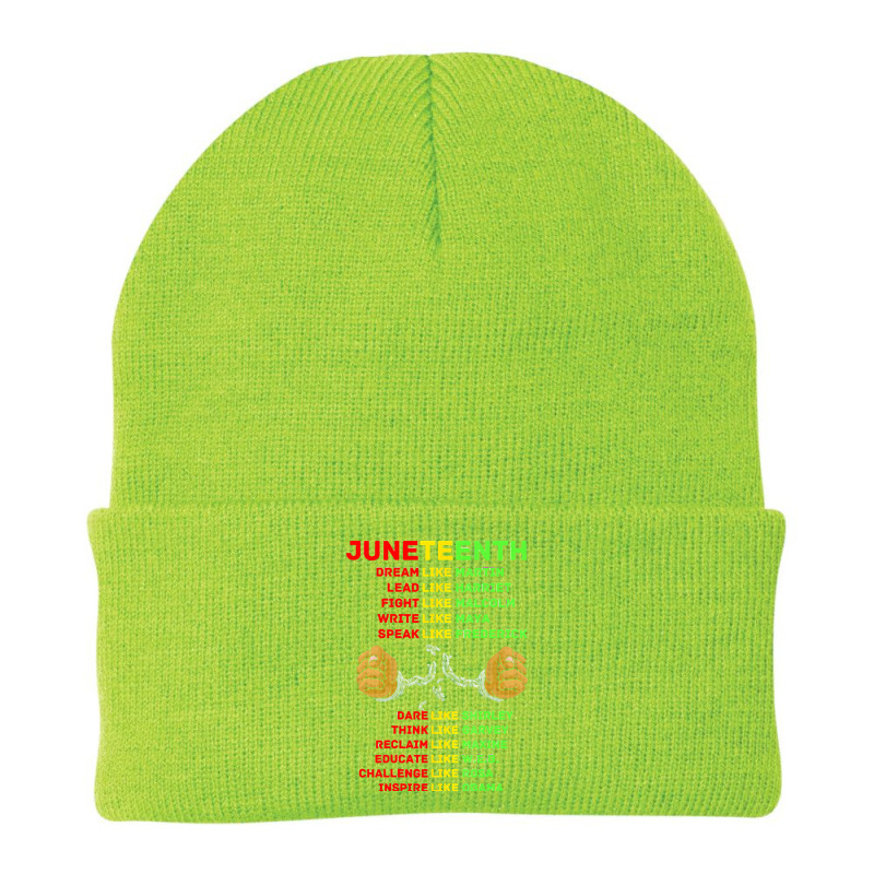 Juneteenth Insprire Like Martin T  Shirtjuneteenth Insprire Like Marti Beanie | Artistshot