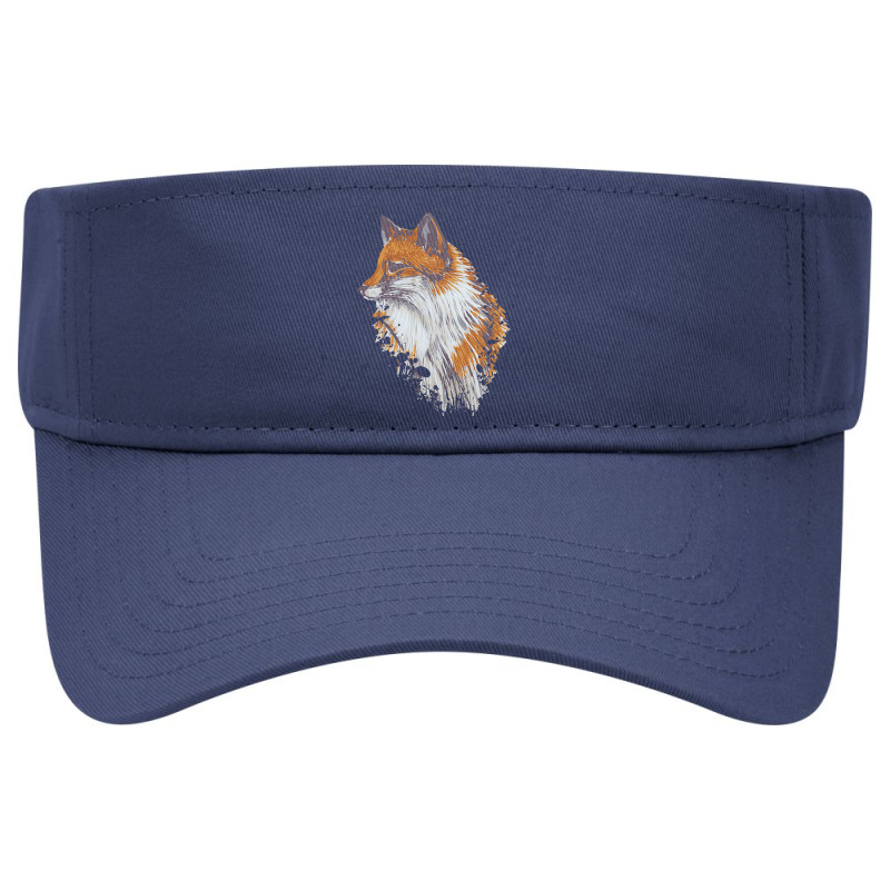 Animals T  Shirt The Fox T  Shirt Visor hat by pitifulhere | Artistshot