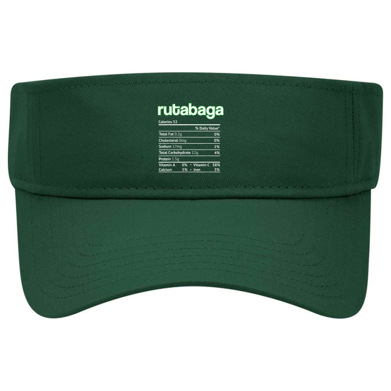 Rutabaga Nutrition Facts Funny Thanksgiving Christmas Food Visor Hat | Artistshot