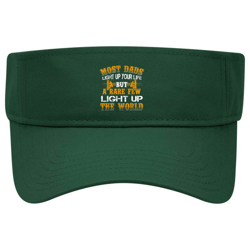 Rare Few Dad Light Up The World For Men Father Day Visor hat by Tiktify | Artistshot