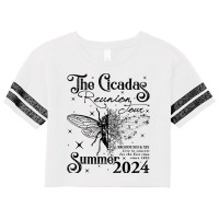 The Cicadas Reunion Tour Summer 2024 Cicada Nature Scorecard Crop Tee | Artistshot