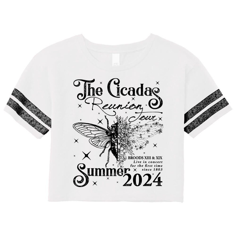 The Cicadas Reunion Tour Summer 2024 Cicada Nature Scorecard Crop Tee by TMSTOREART | Artistshot